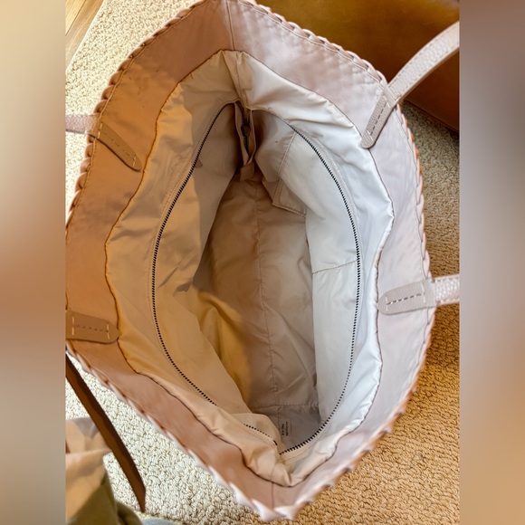 Naghedi St. Barths Woven Neoprene Tote – Neutral Taupe color - Picture 3 of 4